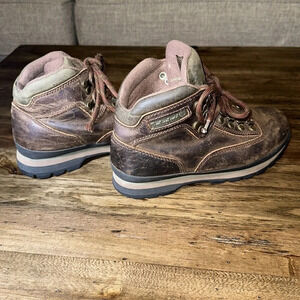 💥Timberland (Women) 95310 Sz 6 Hiker Trail Hiking Brown Ankle Leather Boot Shoes